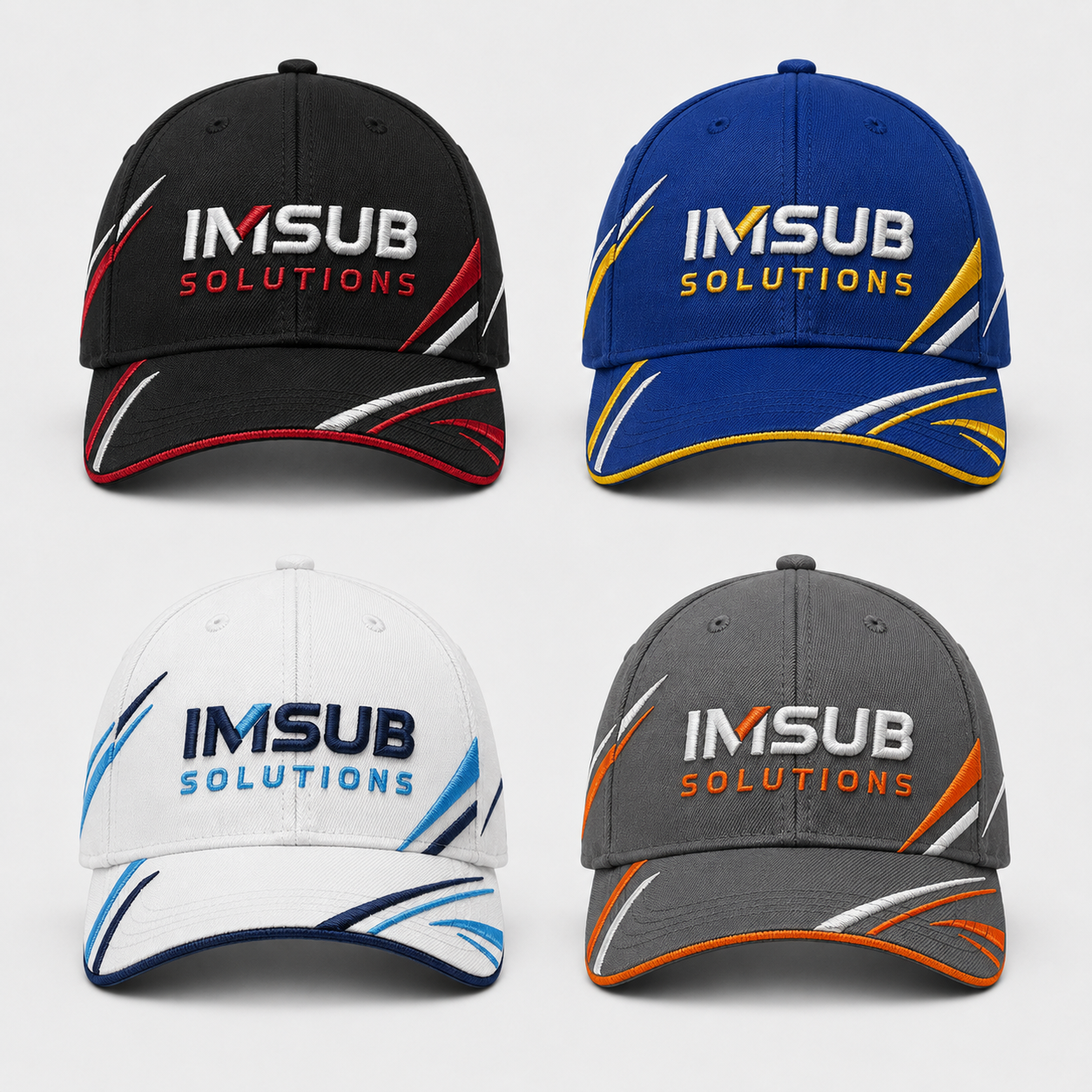 Gorra bordada personalizada IMSUB Solutions